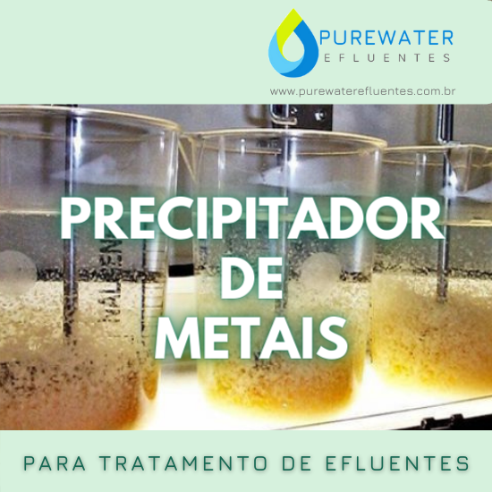 Precipitador de Metais para tratamento de efluentes